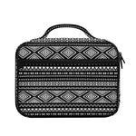 Black And White Aztec Ethnic Print Briefcase Bible Bag