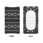 Black And White Aztec Ethnic Print Changing Pad Cover