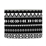 Black And White Aztec Ethnic Print Drum Lamp Shade