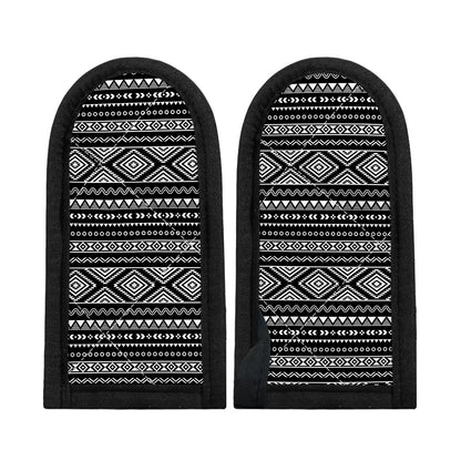 Black And White Aztec Ethnic Print Skillet Handle Cover