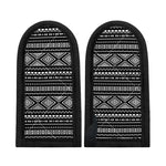 Black And White Aztec Ethnic Print Skillet Handle Cover