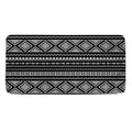Black And White Aztec Ethnic Print Towel