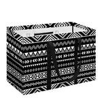 Black And White Aztec Ethnic Print Utility Tote Bag
