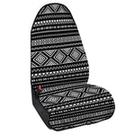 Black And White Aztec Ethnic Print Waterproof Car Seat Cover