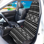 Black And White Aztec Ethnic Print Waterproof Car Seat Cover