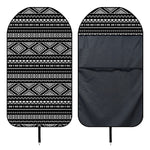 Black And White Aztec Ethnic Print Waterproof Car Seat Cover
