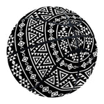 Black And White Aztec Geometric Print Basketball