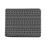 Black And White Aztec Geometric Print Bifold Wallet