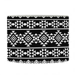 Black And White Aztec Geometric Print Drum Lamp Shade