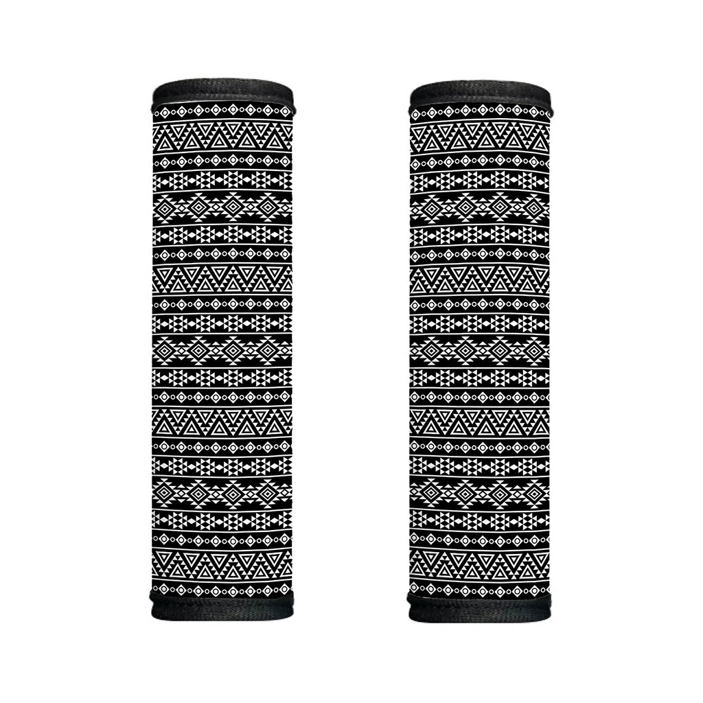 Black And White Aztec Geometric Print Handle Covers