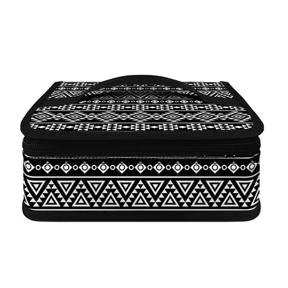 Black And White Aztec Geometric Print Small Lunch Bag