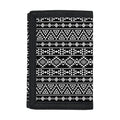 Black And White Aztec Geometric Print Trifold Wallet