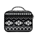 Black And White Aztec Pattern Print Briefcase Bible Bag