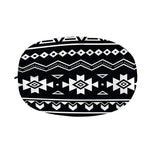Black And White Aztec Pattern Print Car Side Mirror Covers