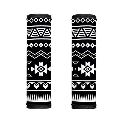 Black And White Aztec Pattern Print Handle Covers