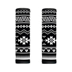 Black And White Aztec Pattern Print Handle Covers