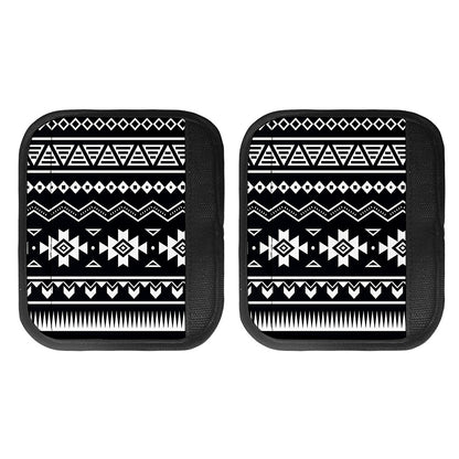 Black And White Aztec Pattern Print Handle Covers