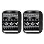 Black And White Aztec Pattern Print Handle Covers