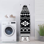 Black And White Aztec Pattern Print Ironing Board Cover