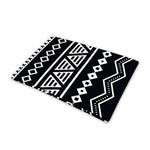 Black And White Aztec Pattern Print Pet Cooling Mat Cover