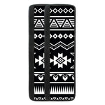 Black And White Aztec Pattern Print Refrigerator Handle Covers