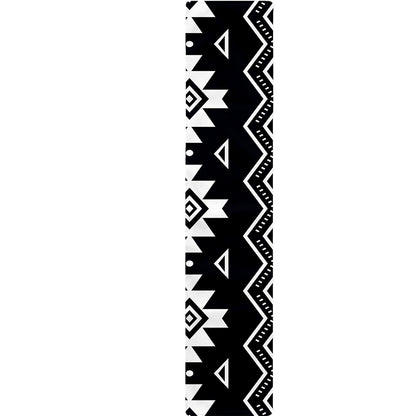 Black And White Aztec Pattern Print Table Runner