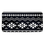Black And White Aztec Pattern Print Towel