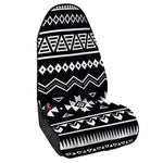 Black And White Aztec Pattern Print Waterproof Car Seat Cover