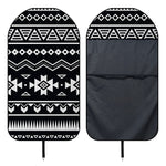 Black And White Aztec Pattern Print Waterproof Car Seat Cover