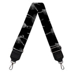 Black And White Ballet Pattern Print Bag Strap