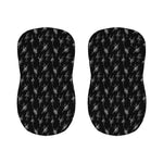 Black And White Ballet Pattern Print Bar Stool Covers