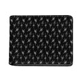 Black And White Ballet Pattern Print Bifold Wallet