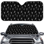 Black And White Ballet Pattern Print Car Windshield Sun Shade