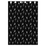 Black And White Ballet Pattern Print Curtain