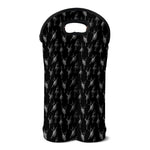 Black And White Ballet Pattern Print Double Neoprene Wine Tote
