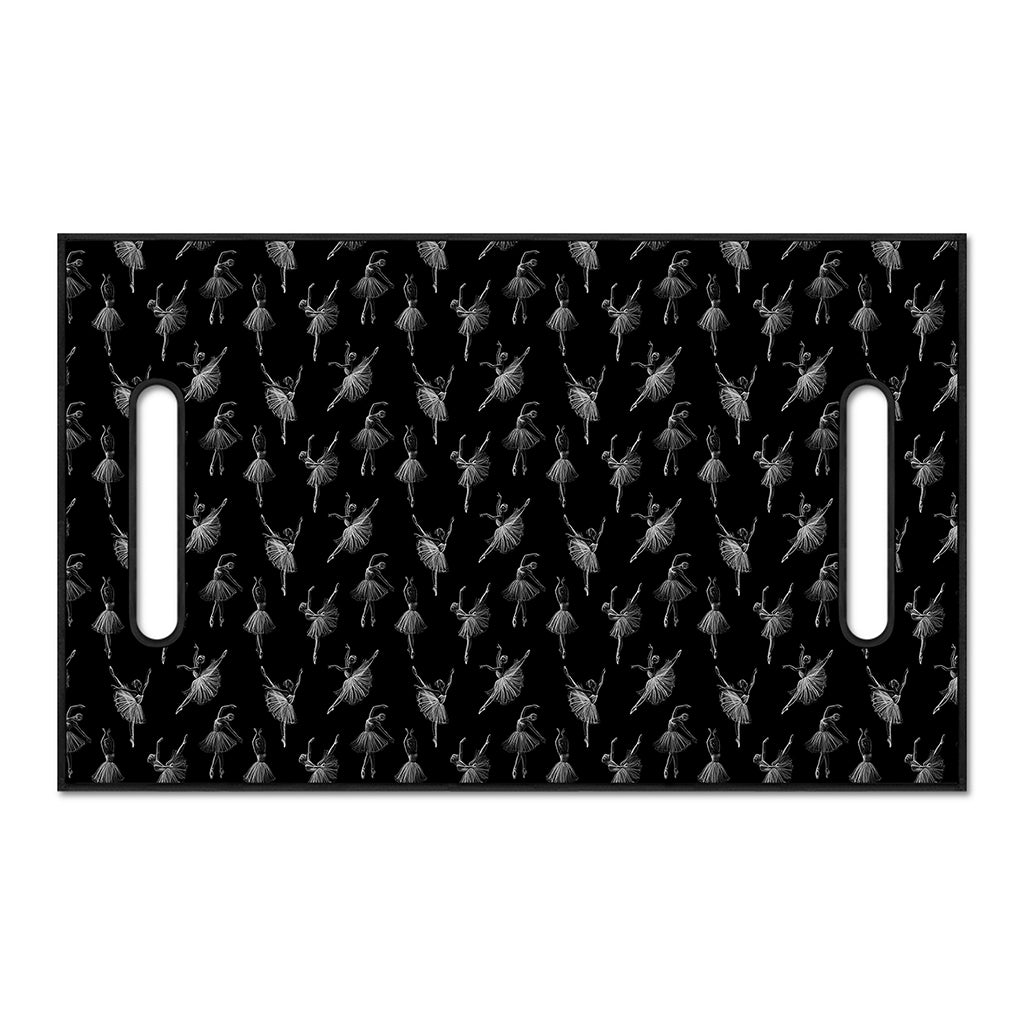 Black And White Ballet Pattern Print Golf Cart Seat Cover