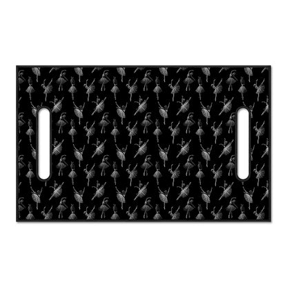 Black And White Ballet Pattern Print Golf Cart Seat Cover