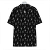 Black And White Ballet Pattern Print Hawaiian Shirt