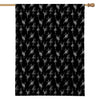 Black And White Ballet Pattern Print House Flag