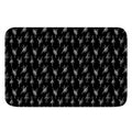 Black And White Ballet Pattern Print Indoor Door Mat