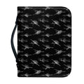 Black And White Ballet Pattern Print Leather Bible Cover