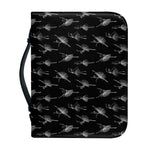 Black And White Ballet Pattern Print Leather Bible Cover