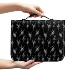 Black And White Ballet Pattern Print Leather Bible Cover