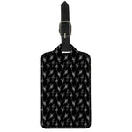 Black And White Ballet Pattern Print Luggage Tag