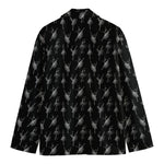 Black And White Ballet Pattern Print Men's Blazer