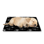 Black And White Ballet Pattern Print Pet Cooling Mat Cover