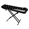 Black And White Ballet Pattern Print Piano Keyboard Cover