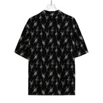 Black And White Ballet Pattern Print Rayon Hawaiian Shirt