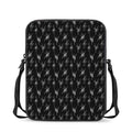 Black And White Ballet Pattern Print Rectangular Crossbody Bag