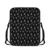 Black And White Ballet Pattern Print Rectangular Crossbody Bag